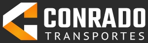 Marca Conrado transportes, locação de vans, máquinas e caminhões